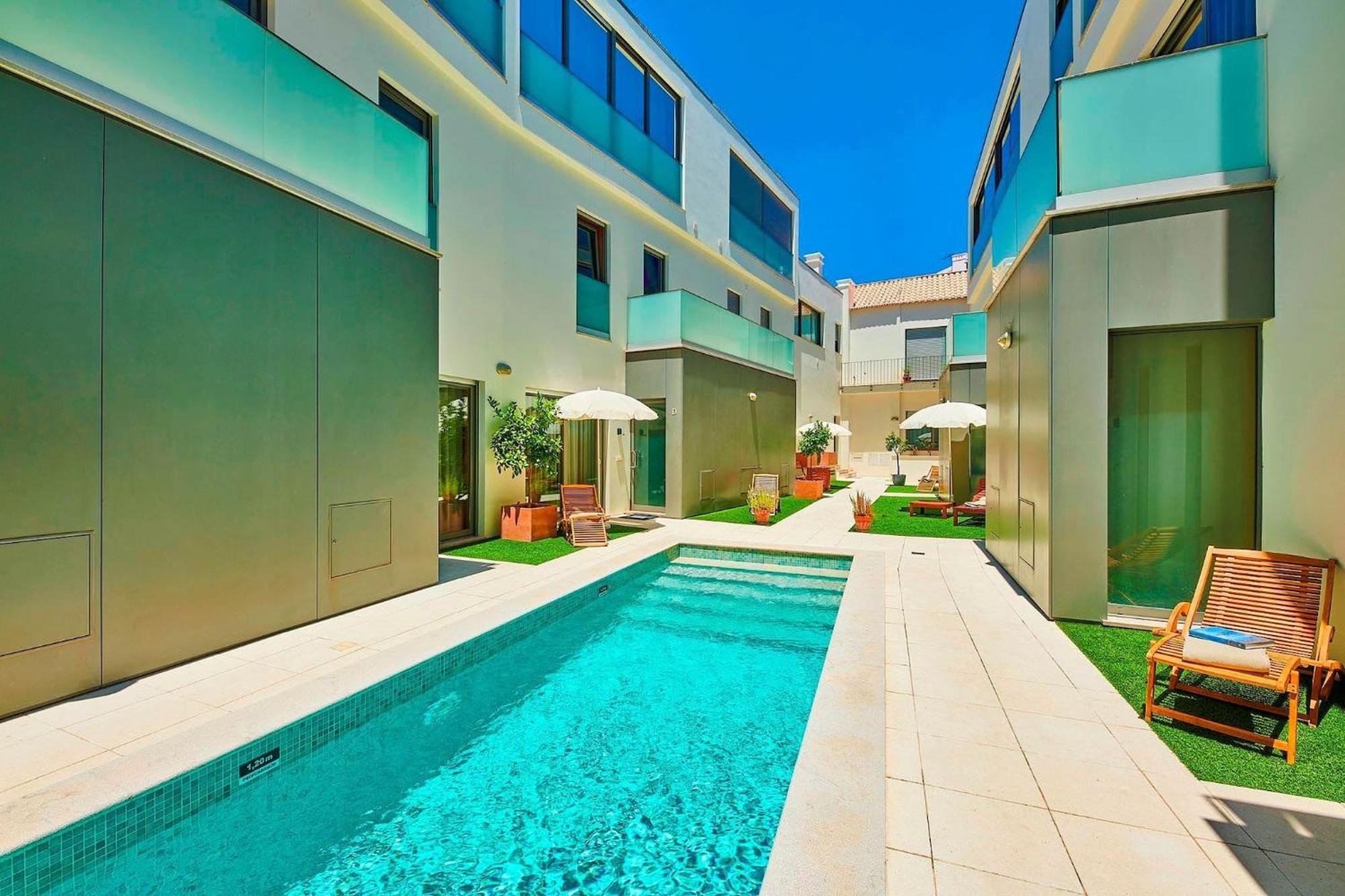 Vila Stylish Townhouse In Tavira Centre, Shared Pool Exteriér fotografie